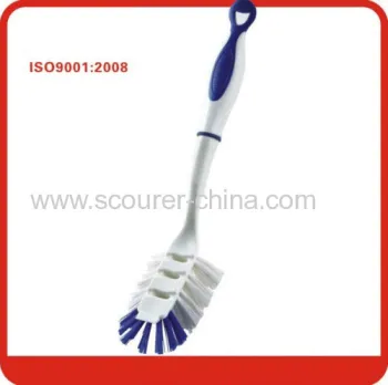 Multi-functional Plastic Kitchen Cleaning Blue And White Brush 