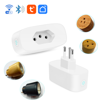 Brazilian Smart Plug Wifi Socket - 20A/16A Tooya New Private Model for Home Automation
