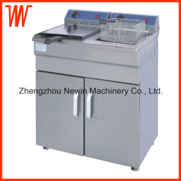 16+16L Vertical Electric Deep Fryer for Restaurant Use