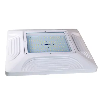Surface-Mount Outdoor LED Light Canopy with Motion Sensor: 60W to 150W Options for Gas Stations and Canopies