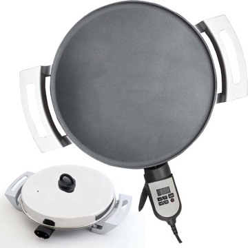 Electric Griddle for Injera, Pancakes, Tortillas, Chapatti, Pizza, and Pita: The Mogogo Injera Addis