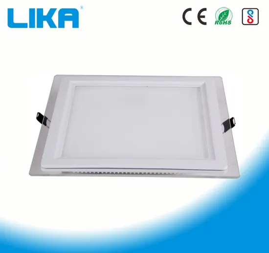 9W Square Glass Led Panel Light