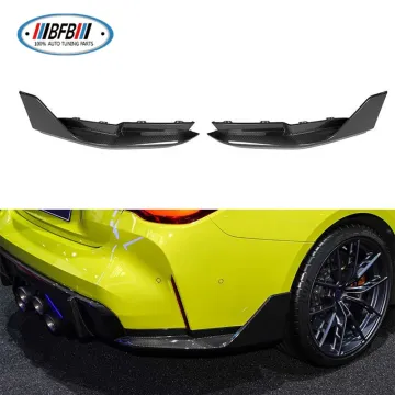 MP Style Dry Carbon Fiber Replacement Rear Splitter Bumper Canards for BMW G82 M4 2021-2024