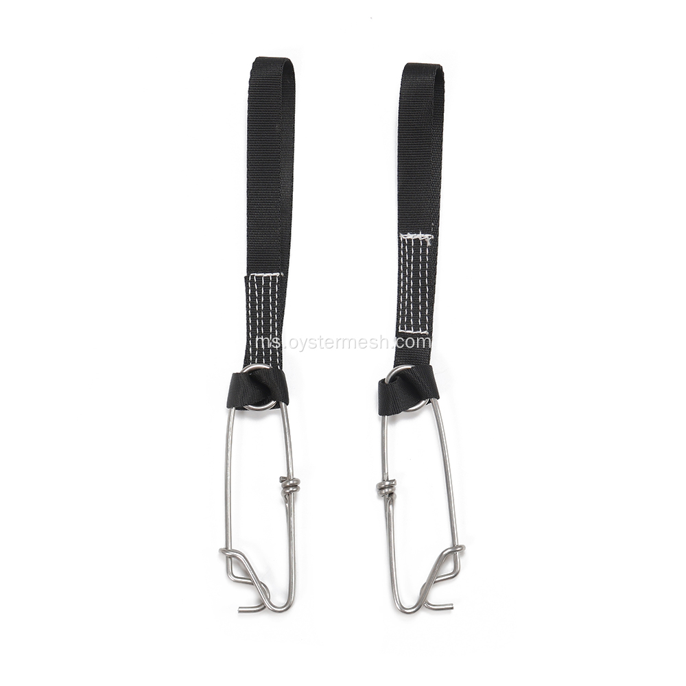 HDPE Oyster Mesh Bag yang sepadan dengan klip hiu