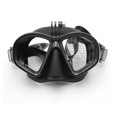 Maschera per immersioni in vetro temperato per uomini e donne - maschera per immersioni in silicone a basso volume