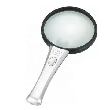 Handheld 90mm LED Magnifying Glass with Optical Quality