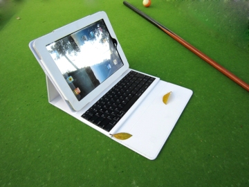 for iPad 2/3/Air Case Cover with Wireless Bluetooth Keyboard