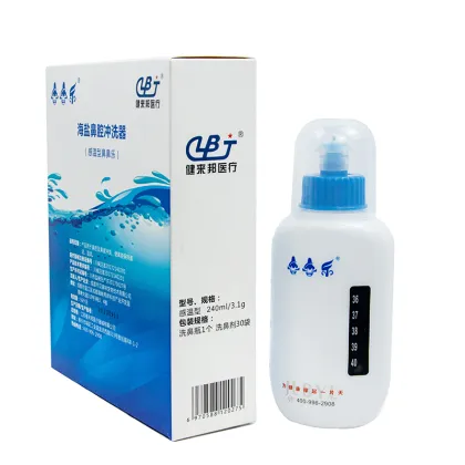 Sinus irrigator with mineral sea salt