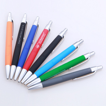 Custom Rubber Ballpoint Pens with Logo - Factory Wholesale Advertising Pens
