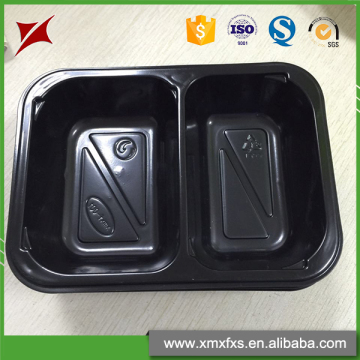 High grade CPET plastic food tray disposable plastic divided food tray
