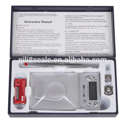 Tanita type 0.001g precision milligram digital pocket scale