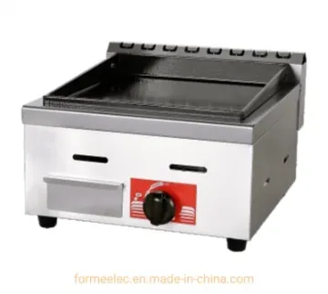Kitchen Equipment Counter Top Griddle Gas Grill Enamel Grille Desktop Enamel Gas Griddles