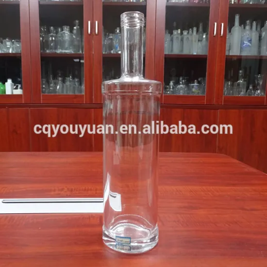 Long Neck Cut Crystal Glassware 1L Spirit Bottle