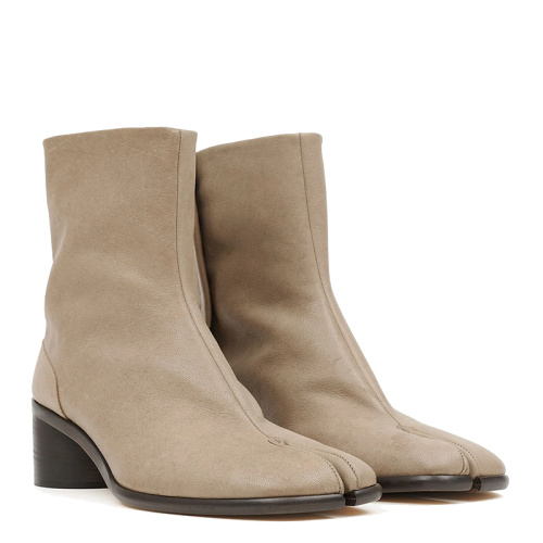 Trendy Women's Leather Toe Separation Boots