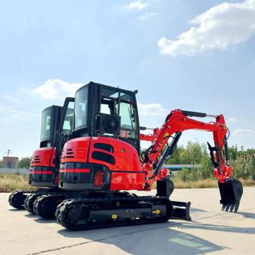 Máquina de movimiento de tierra multifuncional de excavador de rastreadores pequeños