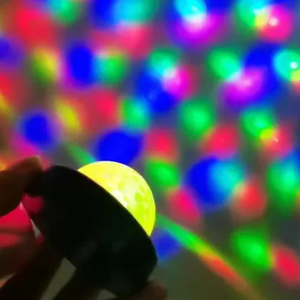 2023 Multi-Lateral Star Light DJ Voice-Controlled Environmental Remote Control Night Light