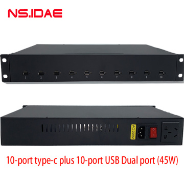 Different dual port fast cabinet type chargers