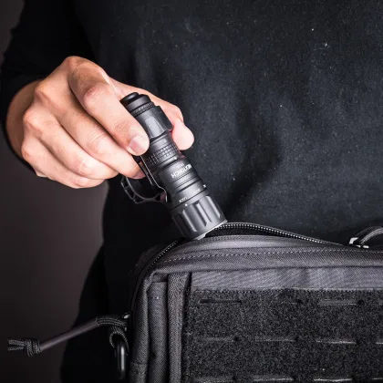 Tactical Ta20 Waterproof Rechargeable Flashlight - EDC Self Defense Flashlight