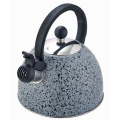 Whistling Tea Kettle Grey marble Stainless steel