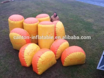 inflatable speedball bunker fit for paintball equipment