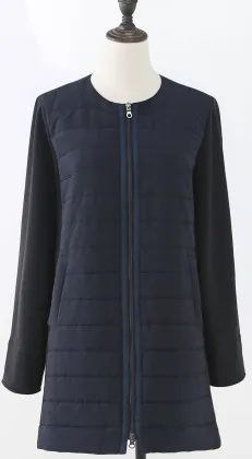 Women's Navy Cotton Jacket