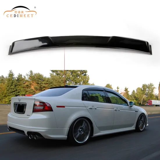 High Black Rear Roof Trunk Wing Lip Acrylic Spoiler for Acura TL 2004-2008