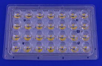 28W Bridgelux Led Lens Array For Street Lamp With PCB Holde