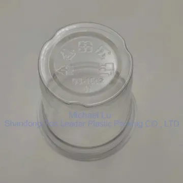 10oz clear pet cup recyclable for cold drink