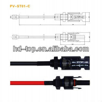 Mc4 Solar Cable connector IP67/IP2X 3mm 22A
