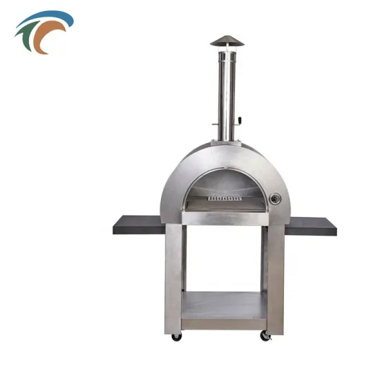 Outdoor Restaurant Stainless Steel Single Horizon Pizza Oven Wood Fire