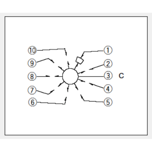 9 contact corresponding to vertical type