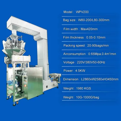 Automatic Dried Fruit Freeze Dry Fruit Packing Machine