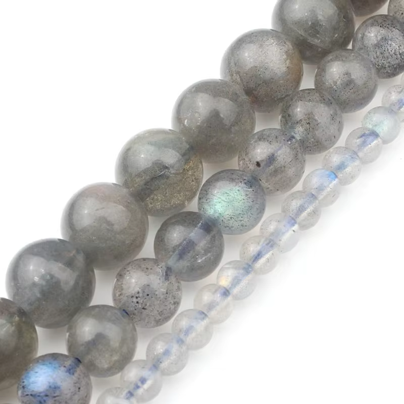 Contas de pedra natural redonda para pulseiras DIY