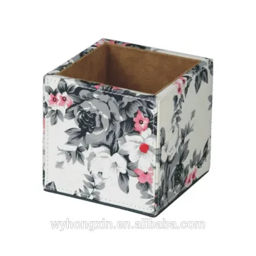 2015 Faux PU leather pen container