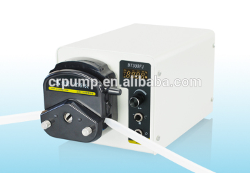 peristaltic distribution pump with foot switch control