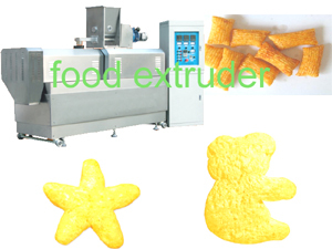 puffed food extruder
