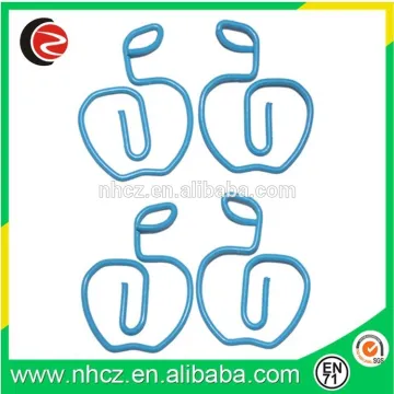 Different Shaped Paper Clips apple shape