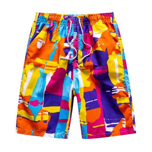 Nouveau design shorts de plage pour hommes colorés