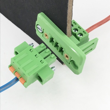 3 pin spring through wall plug-in terminal block