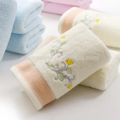 green day holiday embroidered cheap gift towel cotton gift towel