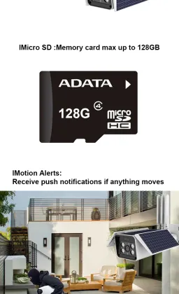 A9 4G Bullet Camera With Solar Panel