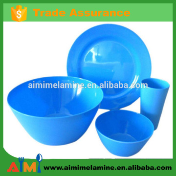 Blue melamine unbreakable dinner set
