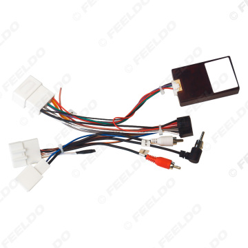 16Pin Power Cord Wiring Harness Adapter with CANBUS Box for Toyota Prado/Prius Installation Head Unit