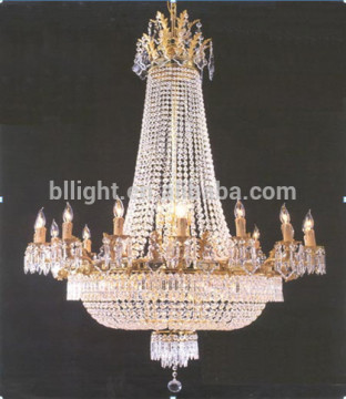 Dubai showroom decorative crystal hotel classic light fixture