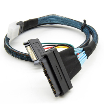 SAS SFF-8639 to SFF-8654 4i 38Pin Adapter Cable
