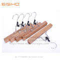 EISHO Anti theft Wooden Skirt Pant Hangers