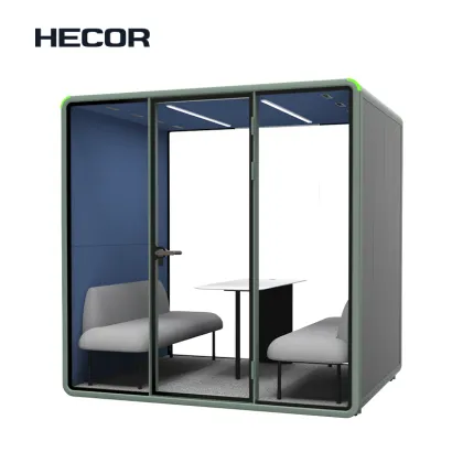 Wellness-Focused Booth for Four