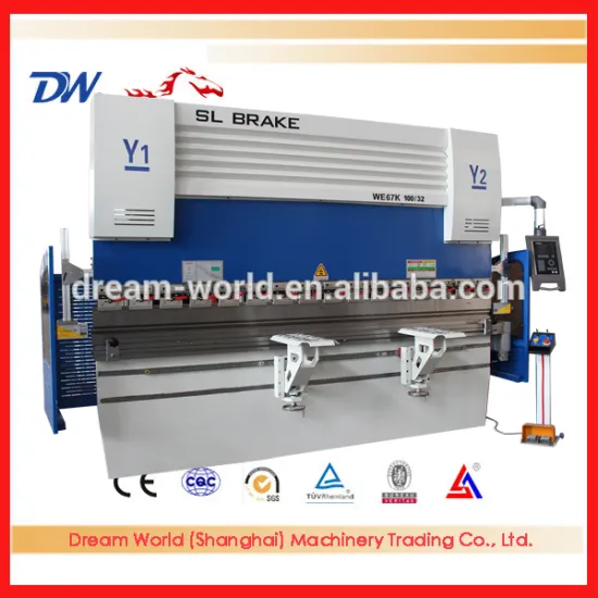 WE67K 4axis +2 hydraulic plate press brake with Da52s/da41 Cnc Controller from maanshan
