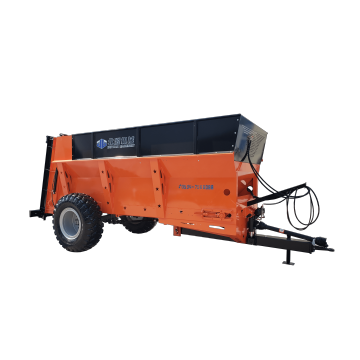 Twin Auger Manure Spreader Trailer for Cattle Farms