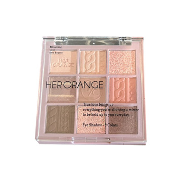 High Quality 9 Color Eyeshadow Palette - Private Label Wholesale Glitter Eyeshadow Palette